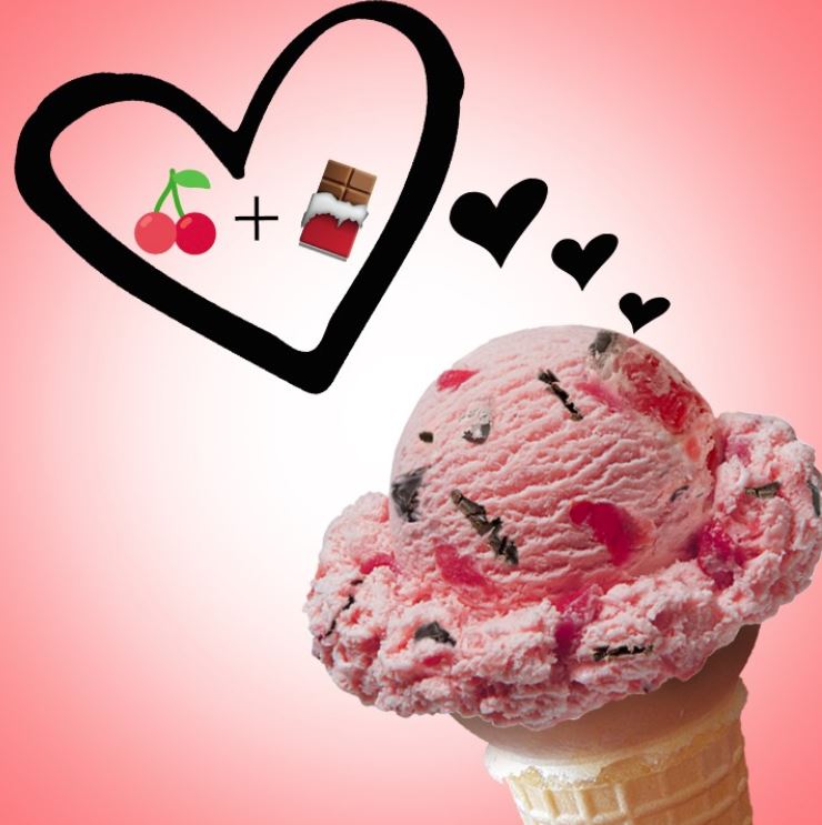 love heart ice cream scoop